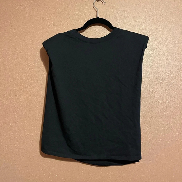 Babaton Sleeveless Shoulder Pad Tee Small - Picture 4 of 4